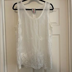 Johnny Was Lacy shell / cami.